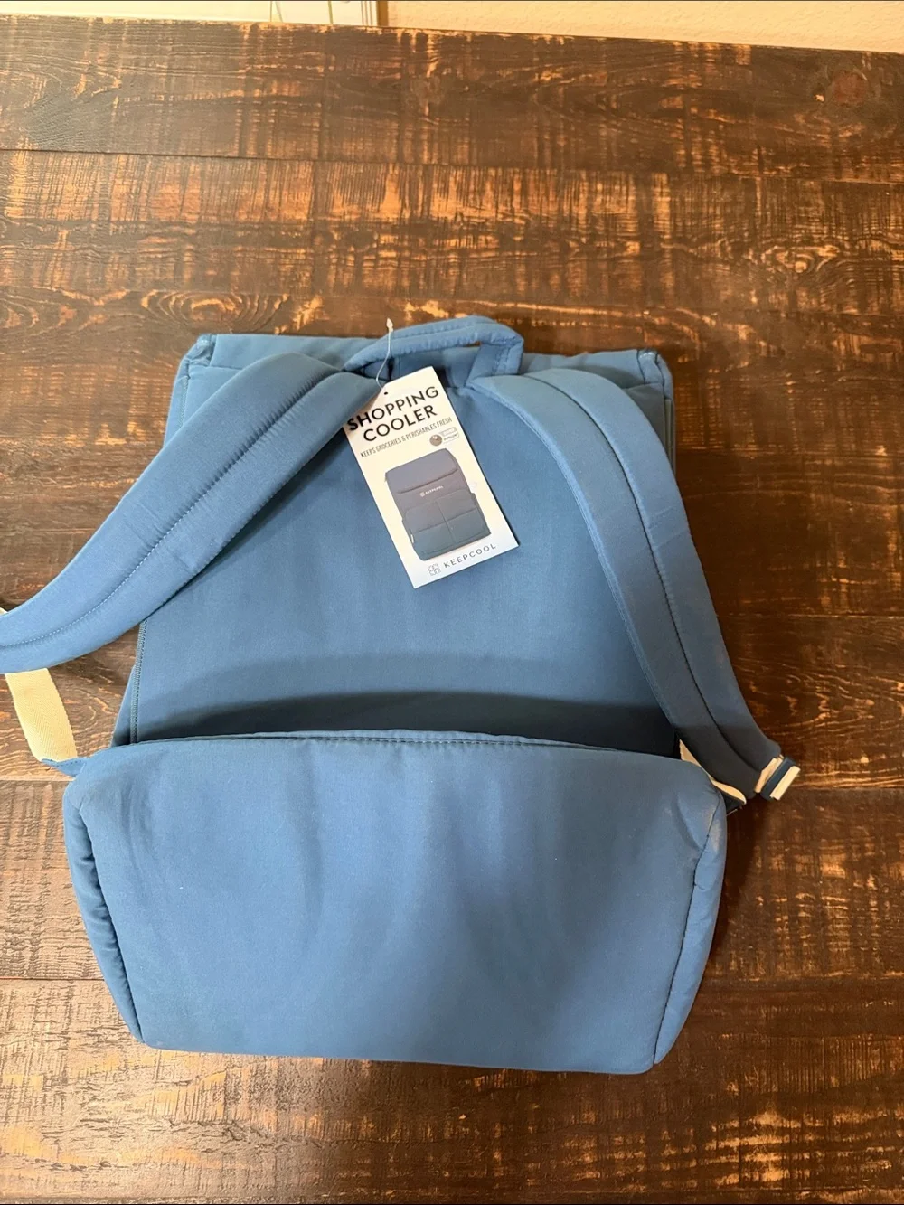 Keep Cool Blue or Green shopping Cooler Backpack